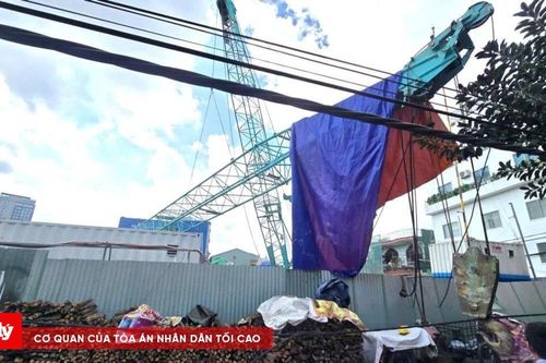 UBND phường báo cáo sự cố đổ cần cẩu tại dự án The One Tower