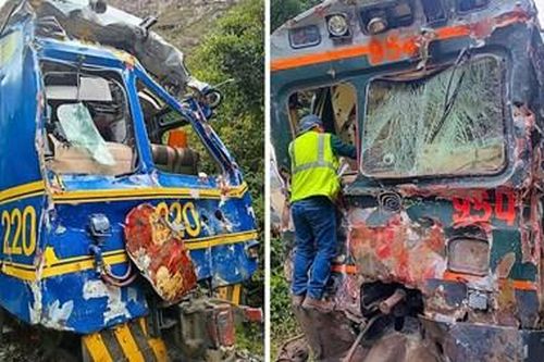 Tàu hỏa đấu đầu trực diện gần thành phố cổ của người Inca, hàng chục người thương vong