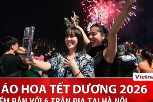 Chi tiết về phân luồng giao thông trong đêm bắn pháo hoa Tết dương lịch 2026 tại Hà Nội