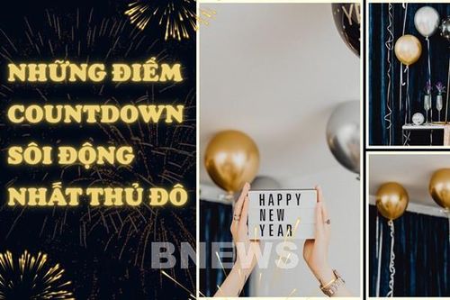 Những điểm đón countdown sôi động nhất Thủ đô