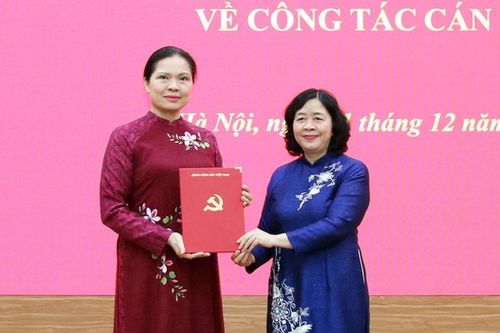 Bà Hà Thị Nga giữ chức Phó Bí thư Thường trực Đảng ủy MTTQ, các đoàn thể Trung ương