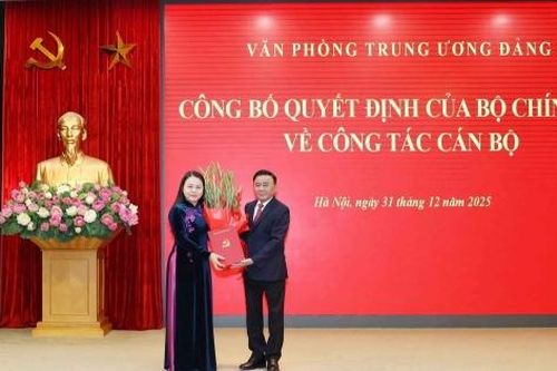 Đồng chí Nguyễn Thị Thu Hà giữ chức Phó Chánh Văn phòng Thường trực Văn phòng Trung ương Đảng