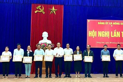 Đảng ủy xã Nông Sơn lãnh đạo triển khai hiệu quả nhiệm vụ công tác