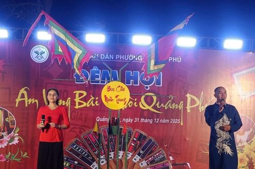 Phường Quảng Phú ra mắt 7 câu lạc bộ Bài chòi