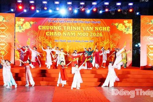 Phường Đạo Thạnh rộn ràng chào đón năm mới 2026
