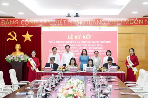 Hội Nông dân và Hội Liên hiệp Phụ nữ Khánh Hòa ký kết hợp tác với Agribank Khánh Hòa và Ninh Thuận