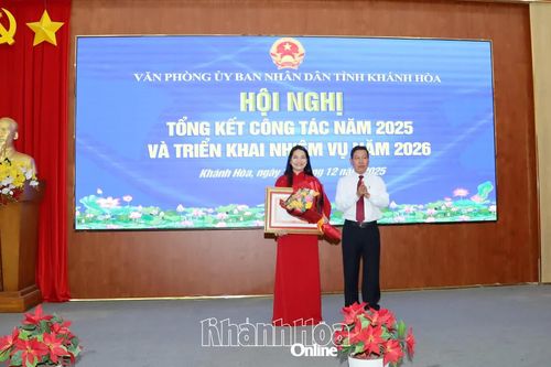 Năm 2026, Văn phòng UBND tỉnh Khánh Hòa phấn đấu hoàn thành toàn diện các nhiệm vụ chính trị được giao