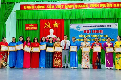 Hội Liên hiệp Phụ nữ phường Bắc Nha Trang tổng kết công tác hội và phong trào phụ nữ năm 2025