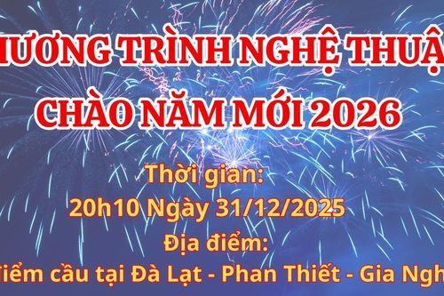 Trực tiếp Chương trình Nghệ thuật Lâm Đồng chào năm mới 2026
