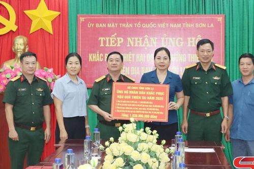 Sơn La tiếp nhận trên 82,7 tỷ đồng hỗ trợ khắc phục hậu quả thiên tai