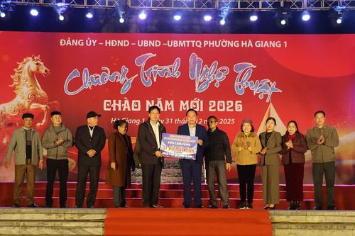 Chương trình văn nghệ chào năm mới 2026 'Xuân mới niềm tin – Hà Giang 1 vươn mình'