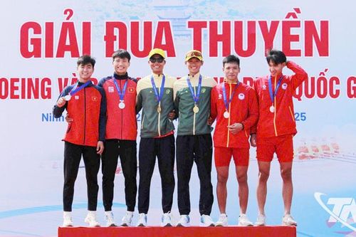 Giải Đua thuyền vô địch quốc gia năm 2025: Thái Nguyên giành 6 huy chương