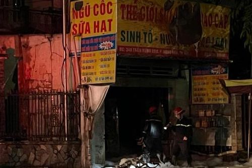 TP.HCM: Cháy quán sinh tố, một người tử vong