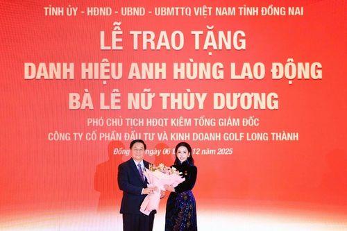 Anh hùng Lao động Lê Nữ Thùy Dương: Hành trình phụng sự, kiến tạo giá trị bền vững