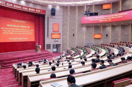 Khơi dậy truyền thống vẻ vang, nâng cao chất lượng công tác tham mưu CAND