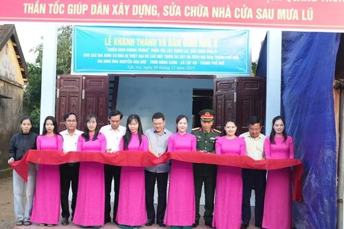 Huế khánh thành căn nhà đầu tiên trong 'Chiến dịch Quang Trung'