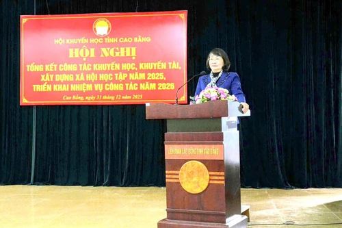 Khuyến học Cao Bằng hướng tới mục tiêu lan tỏa mạnh mẽ tinh thần học tập suốt đời