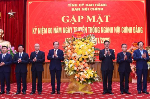 Gặp mặt Kỷ niệm 60 năm Ngày truyền thống ngành nội chính Đảng (5/1/1966 - 5/1/2026)