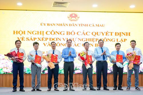 Công bố sắp xếp các đơn vị sự nghiệp công lập