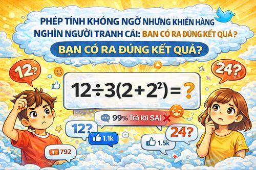 Phép tính 99% người chơi trả lời sai
