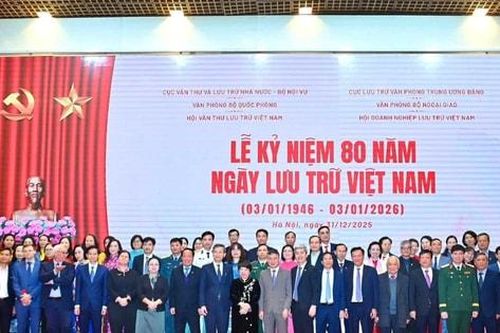 Ngành Lưu trữ góp phần xây dựng 'bộ nhớ của quốc gia'