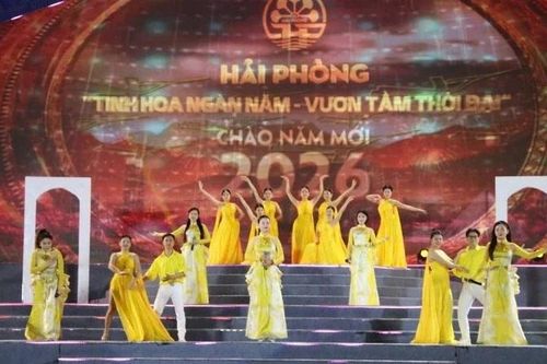 Hải Phòng đón chào năm mới 2026