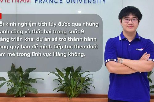 Dự án 'ẵm trọn' bộ ba giải thưởng ấn tượng của chàng trai ngành Kỹ thuật Hàng không