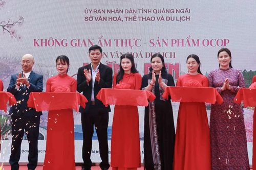Quảng Ngãi: Khai mạc không gian ẩm thực và sản phẩm OCOP