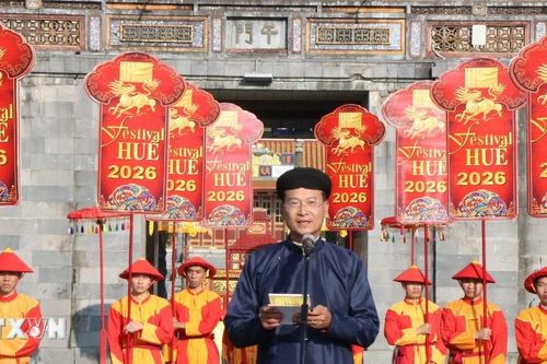 Công bố Festival Huế 2026 và tái hiện Lễ Ban sóc triều Nguyễn