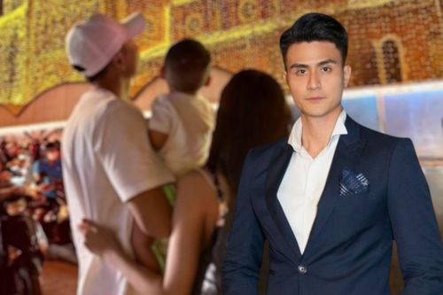 Siêu mẫu Vĩnh Thụy công khai ảnh con đầu lòng đúng đêm Giao thừa