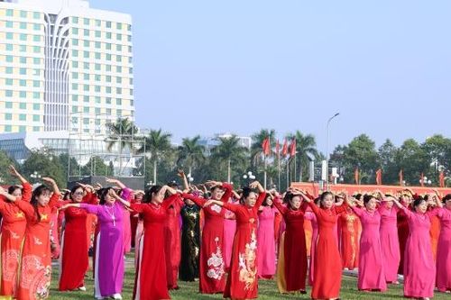 Phường Bắc Giang tổ chức chương trình đồng diễn dân vũ chào đón năm mới 2026