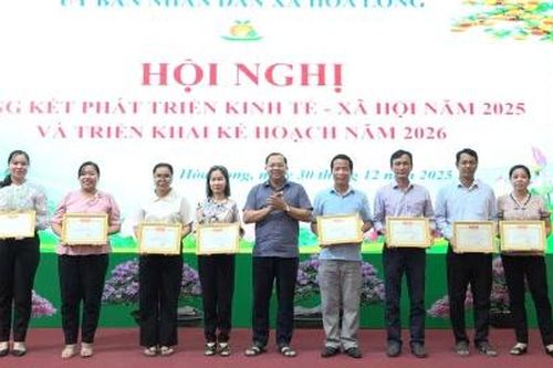 Xã Hòa Long: Phấn đấu đạt và vượt các chỉ tiêu kinh tế - xã hội năm 2026