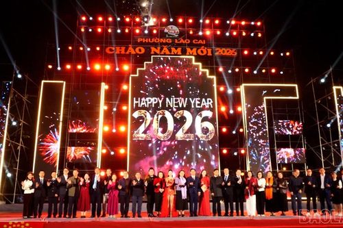 Rộn ràng Chương trình nghệ thuật 'Sắc xuân biên cương - Khát vọng Lào Cai' chào năm mới 2026