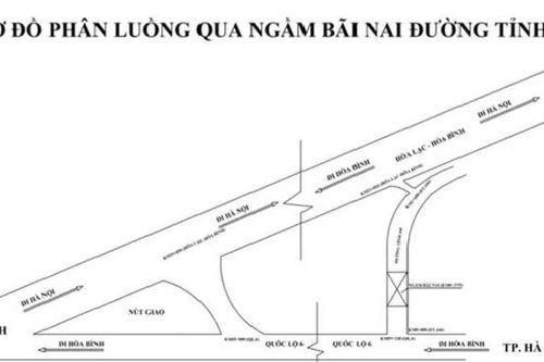 Phân luồng, tổ chức giao thông qua ngầm Bãi Nai thuộc phường Kỳ Sơn