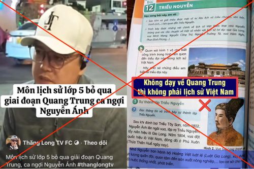 Đề nghị điều tra hành vi xuyên tạc nội dung sách giáo khoa