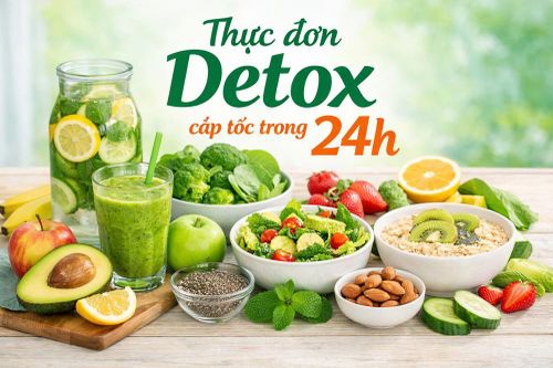Thực đơn detox cấp tốc trong 24h giúp bụng nhẹ nhõm sau kỳ nghỉ lễ