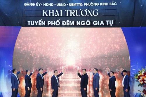 Bắc Ninh khai trương tuyến phố đêm Ngô Gia Tự, tại phường Kinh Bắc