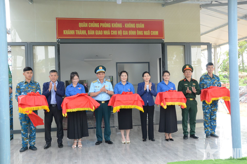 Quân chủng Phòng không - Không quân khánh thành và bàn giao nhà ở cho người dân tỉnh Đắk Lắk