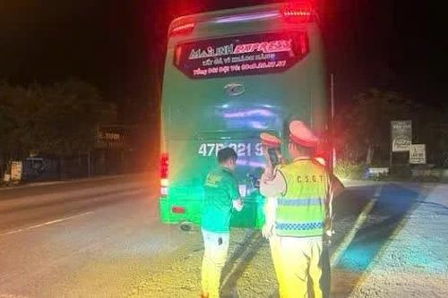 Đợt cao điểm, Đà Nẵng phát hiện 6 tài xế xe khách sử dụng ma túy và rượu bia