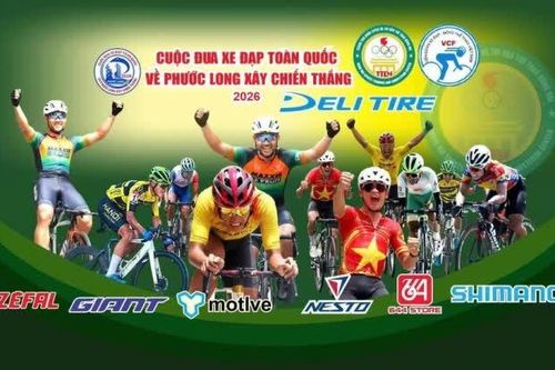 8 đội tranh tài Giải xe đạp toàn quốc 'Về Phước Long xây chiến thắng' năm 2026