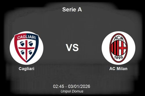 Nhận định Cagliari vs AC Milan - Serie A: Rossoneri nỗ lực bám đuổi ngôi đầu