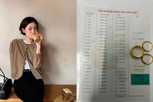 Đăng bức ảnh mua vàng, cô gái khiến tất cả trầm trồ: Năm mới quyết tâm làm 1 việc!
