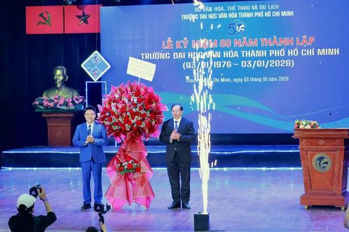 'Trường Đại học Văn hóa TP.HCM cần tiếp tục đổi mới tư duy, nâng cao chất lượng phù hợp giai đoạn mới'