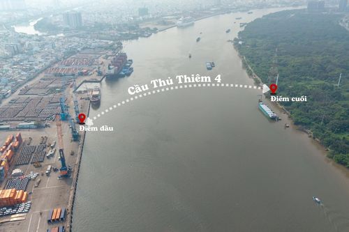 Toàn cảnh dự án cầu Thủ Thiêm 4 với tổng mức đầu tư 5.000 tỷ đồng