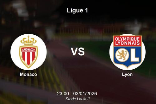 Nhận định Monaco vs Lyon - Ligue 1: Cuộc đối đầu rực lửa tại sân Stade Louis II