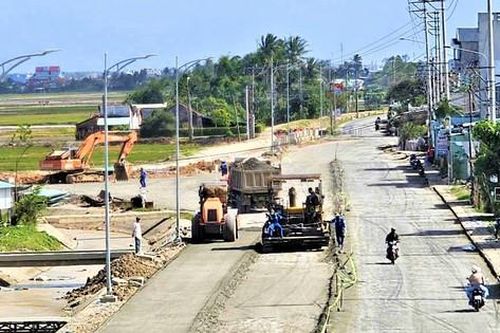 Khí thế đầu năm mới trên công trường cao tốc Chí Thạnh - Vân Phong
