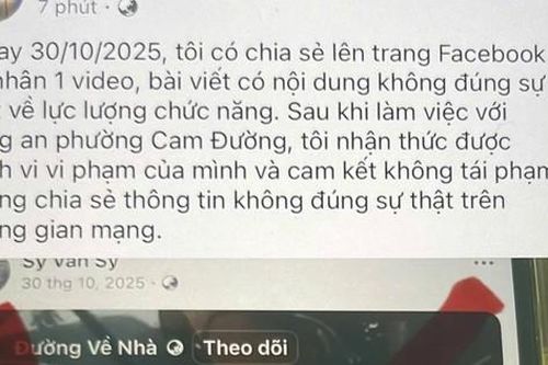 Làm rõ người đàn ông đưa thông tin thất thiệt về công an