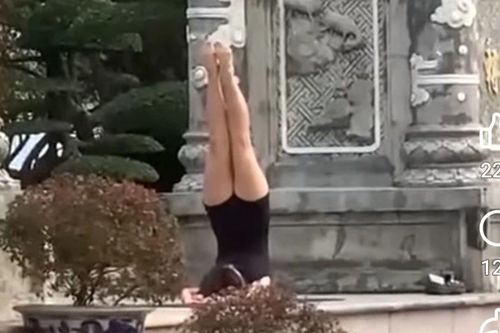Vụ cô gái tập Yoga phản cảm trên chùa Linh Ứng, nhà chùa nói gì?