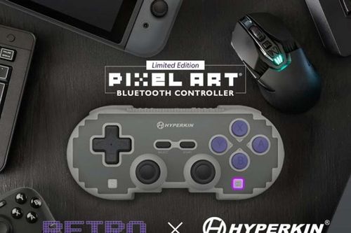 Hyperkin ra mắt Retro Pixel Art: Đối thủ mới của 8BitDo SN30 Pro với cần analog Hall Effect