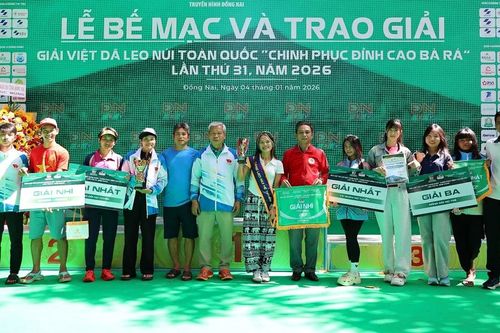 Gia Lai đứng nhì toàn đoàn tại Giải việt dã leo núi toàn quốc 'Chinh phục đỉnh cao Bà Rá' năm 2026